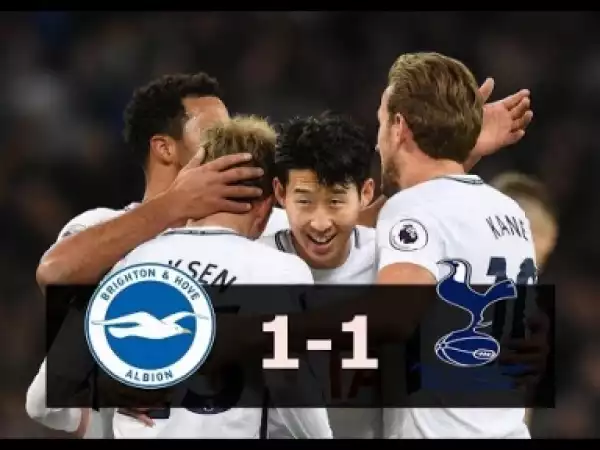 Video: Brighton vs Tottenham 1-1 Highlights 17.4.2018